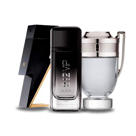 SET: BAD BOY, 212 VIP BLACK, PACO RABANNE INVICTUS